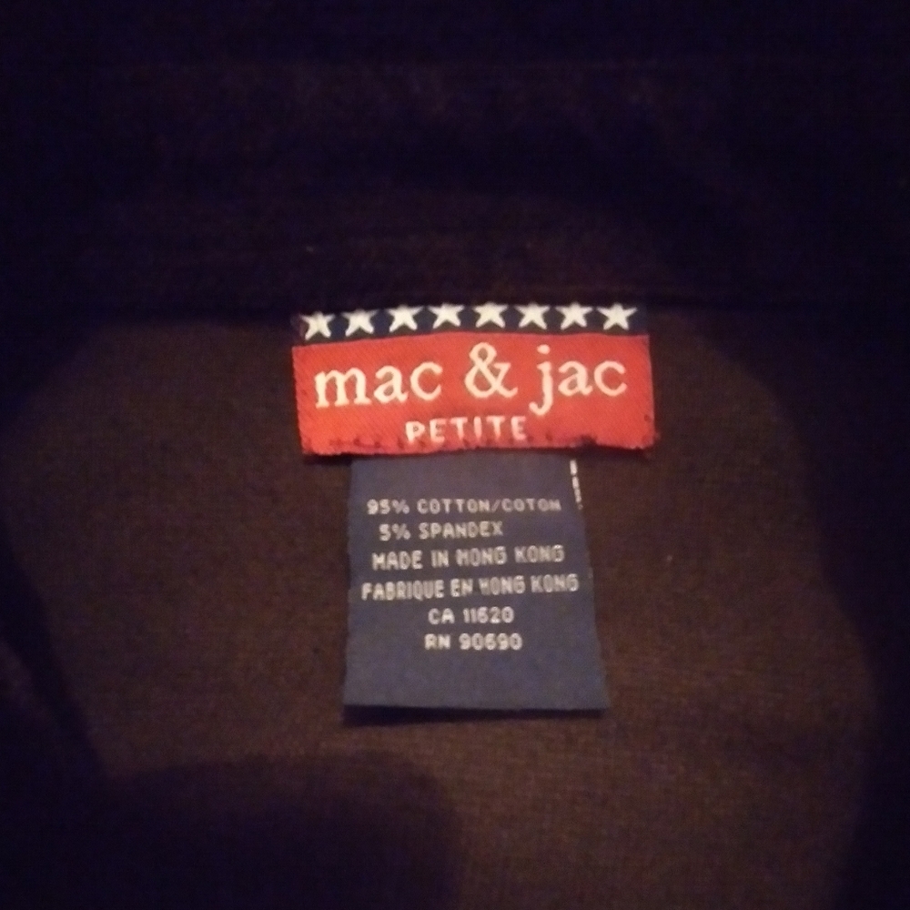 mac & jac brown button blazer - Picture 6 of 6